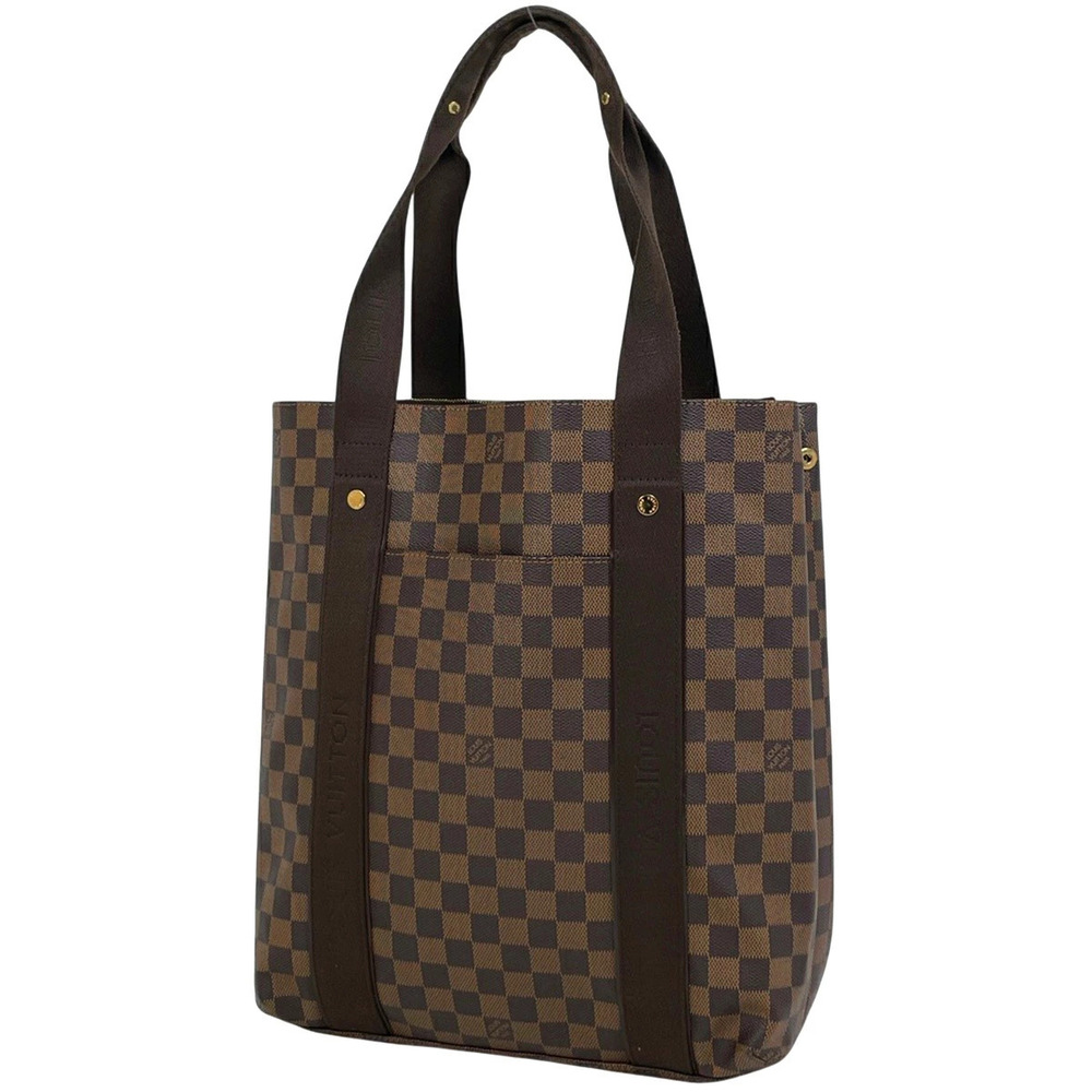 Louis Vuitton Cabas Bobour Shoulder Bag Tote Damier Brown